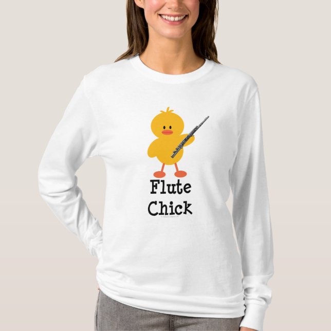 FlöjtchickHoodie Tee (Framsida)