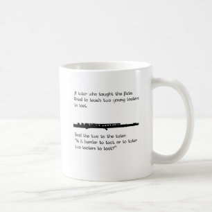 Flöjten handleder kaffemugg