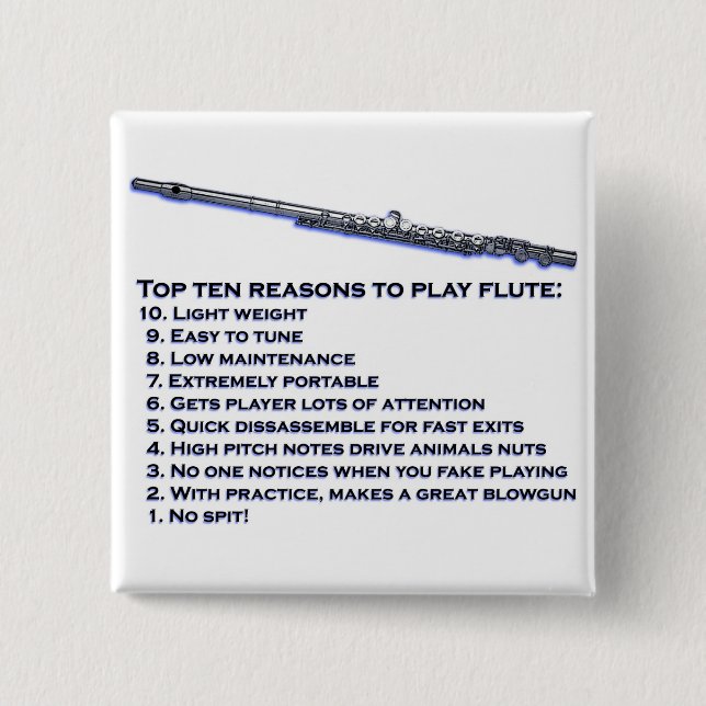 Flöjten överträffar 10 knapp (Framsida)