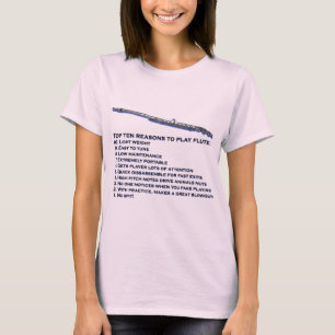 Flöjten överträffar 10 tee shirt