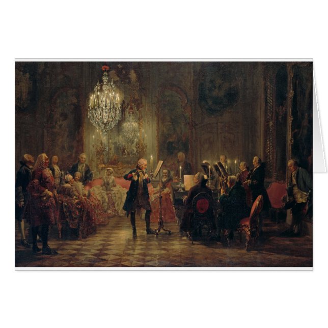 Flöjtkonsert med Frederick den underbara Hälsningskort (Framsidan Horizontal)