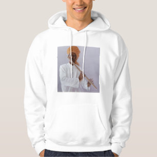 Flöjtspelare Sweatshirt Med Luva