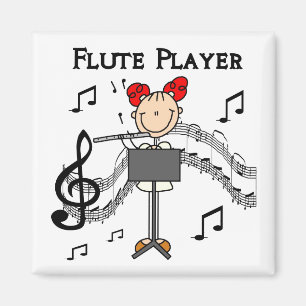 Flöjtspelaremagnet Magnet