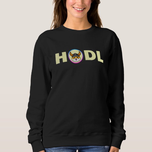 Floki Inu Cryptocurrency Hodler A Floki Inu T Shirt (Framsida)