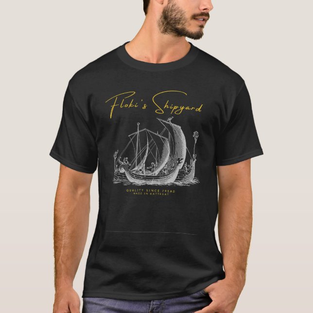 Flokis Shipyard T Shirt (Framsida)