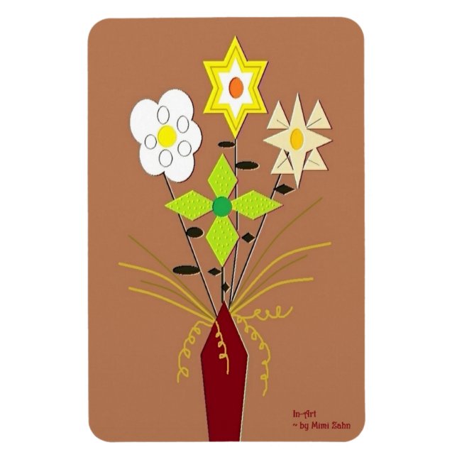 "FLOMFÖRSÖRJNING" 4 x 6 Flexibel fotomagnet Magnet (Vertikal)