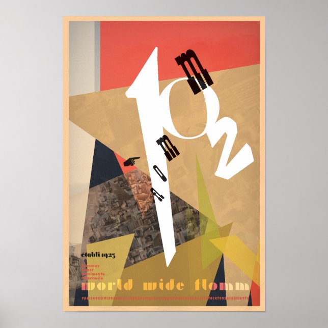 FLOMM102 Jubileumsaffisch Poster (Framsidan)