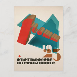 FLomm 1923 D'Art Moderne Internazionale Vykort