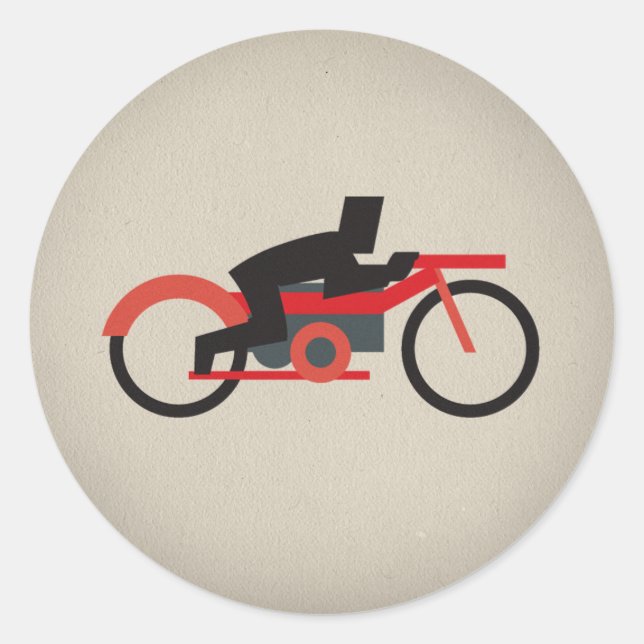 FLomm Heroes: LETHERHED! Runt Klistermärke (Framsida)