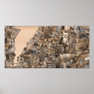 FLommist Composition Nº 9 "metropolis" Poster