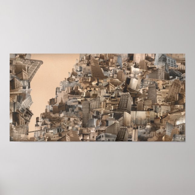 FLommist Composition Nº 9 "metropolis" Poster (Framsidan)
