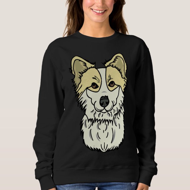 Floofy My Fluffy Corgi T Shirt (Framsida)