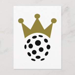 Floorball champion krona vykort