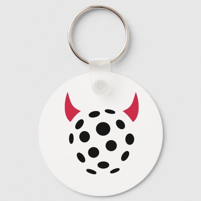 Floorball djävulen nyckelring (Framsida)