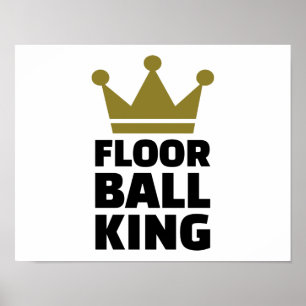 Floorball kung champion poster