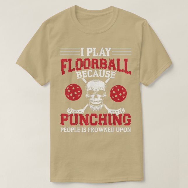 Floorball Skeleton Sayed T-Shirt (Design framsida)