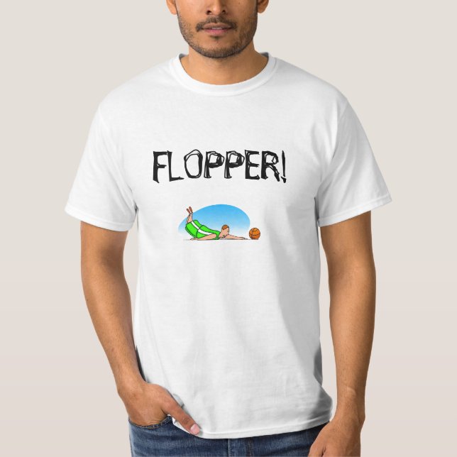 Flopper basketT-tröja T-shirt (Framsida)