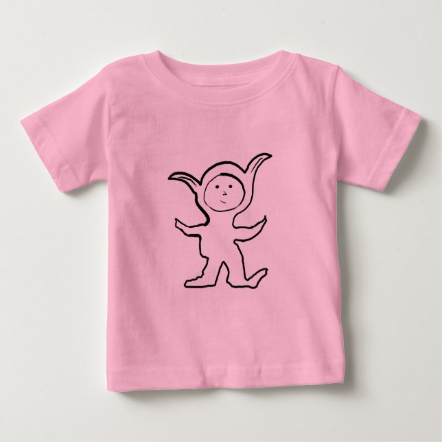 Floppor Poety Ear Kids Jammies Design Tee (Framsida)