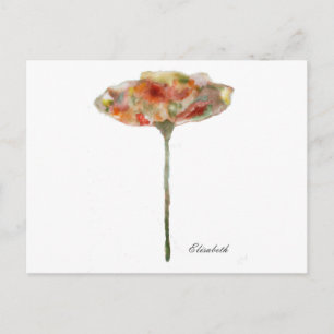 FLOR, ACUARELA,PASTELES, ILUSTRACIÓN VYKORT