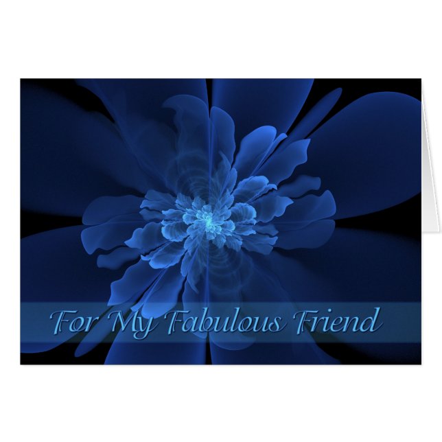 Flor de la Paz Fabulous Friend Hälsningskort (Framsidan Horizontal)