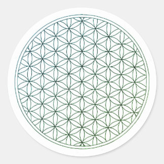 Flor de la Vida Calca Runt Klistermärke