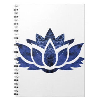 Flor de Loto con atrapa sueños azul Anteckningsbok
