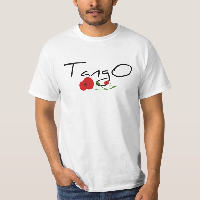 Flor de Tango Tee Shirt (Framsida)