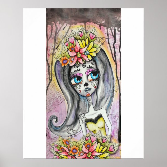 Flor, Dia de los Muertos poster (Framsidan)