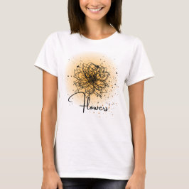 Flor do sol t shirt