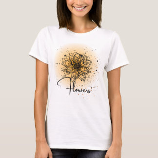 Flor do sol t shirt