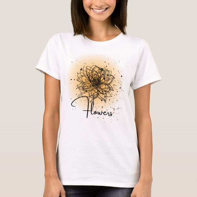 Flor do sol t shirt (Framsida)
