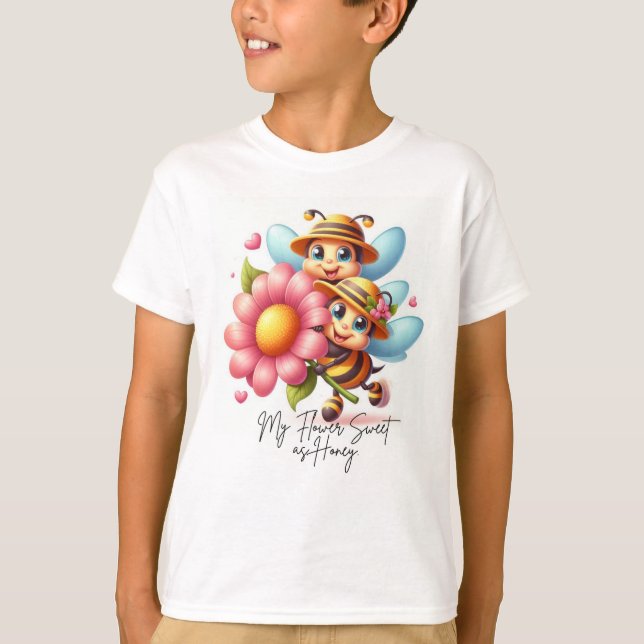 Flor Dulce como la Miel T Shirt (Framsida)