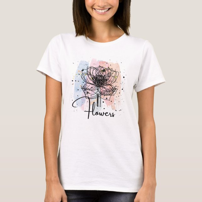 Flor multi t shirt (Framsida)
