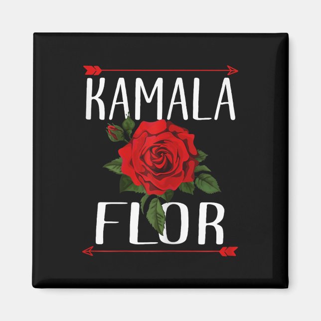 Flor Roses 2024 Jag är med henne  Magnet (Framsidan)