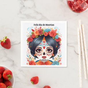 🌹 Flor y Calavera: heder åt Dia de Muertos 🌹 Pappersservett