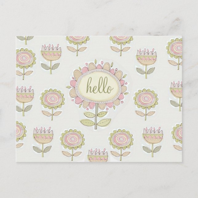 flora73 hej vykort (Framsida)