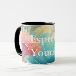 Flora 2 Blommigt Pastel Combo Mugg