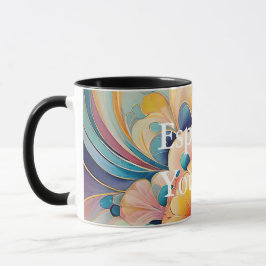 Flora 3 Blommigt Pastel Combo Mugg