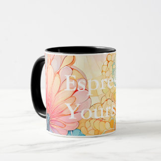 Flora 5 Blommigt Pastel Combo Mugg