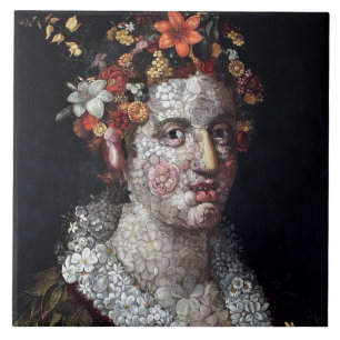 Flora, Arcimboldo Kakelplatta