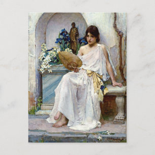 Flora av Pre-Raphaelite John William Waterhouse Vykort