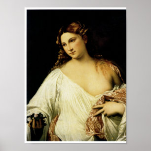 Flora, av titian poster