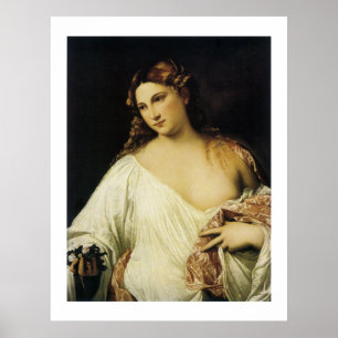 Flora, av titian poster