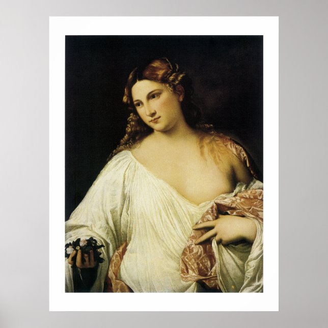 Flora, av titian poster (Framsidan)