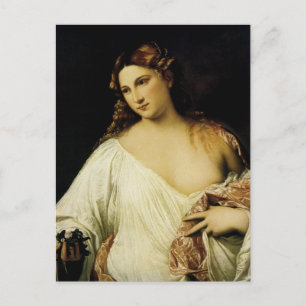 Flora, av titian vykort