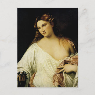 Flora, av titian vykort