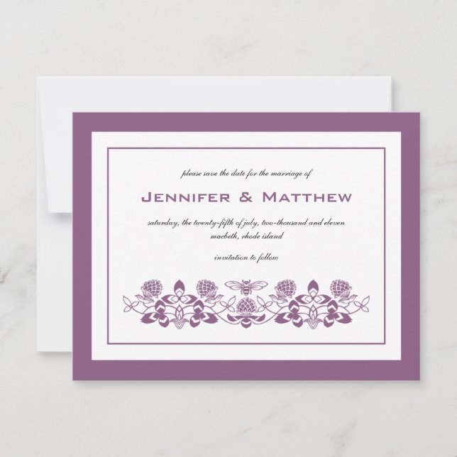 Flora Bee Spara Datum Tillkännagivande (Framsida)