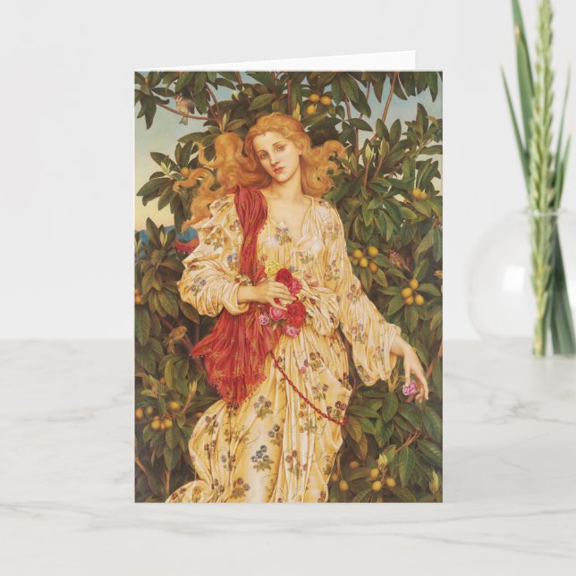 Flora | Evelyn De Morgan Kort (Framsida)