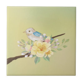 Flora & Fauna Art Garden Scenes Ceramic Tile Kakelplatta