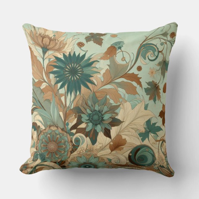 Flora Fauna Cushion Kudde (Framsida)